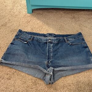 Old Navy Blue Denim Cuffed Women’s Shorts